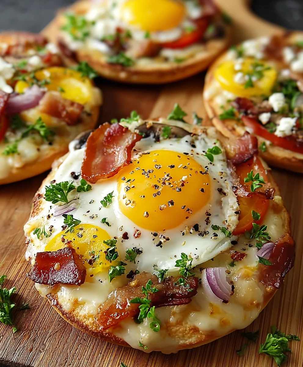 Easy English Muffin Breakfast Pizza Recipe