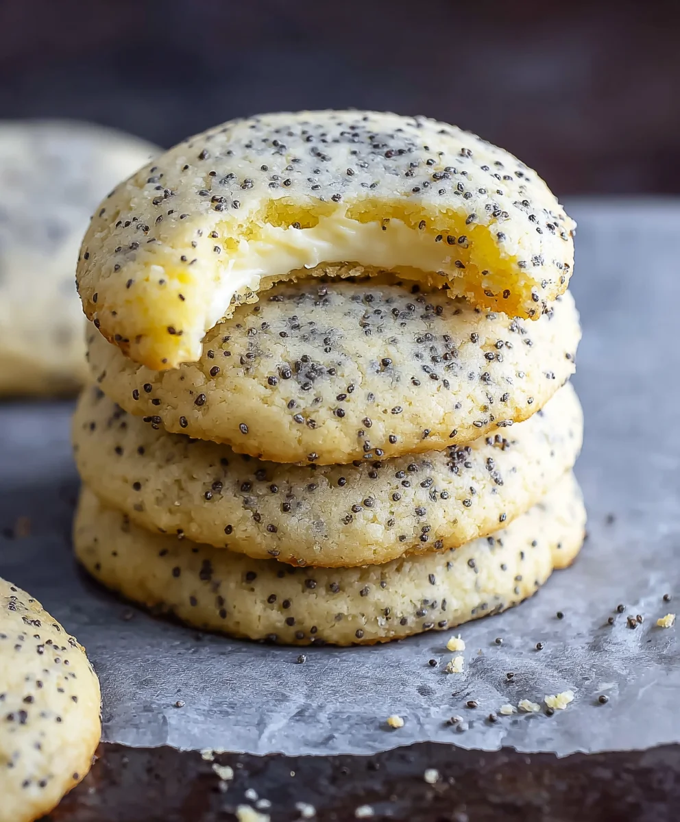 Lemon Poppy Seed Cookies - Zesty Crum extractble Treat
