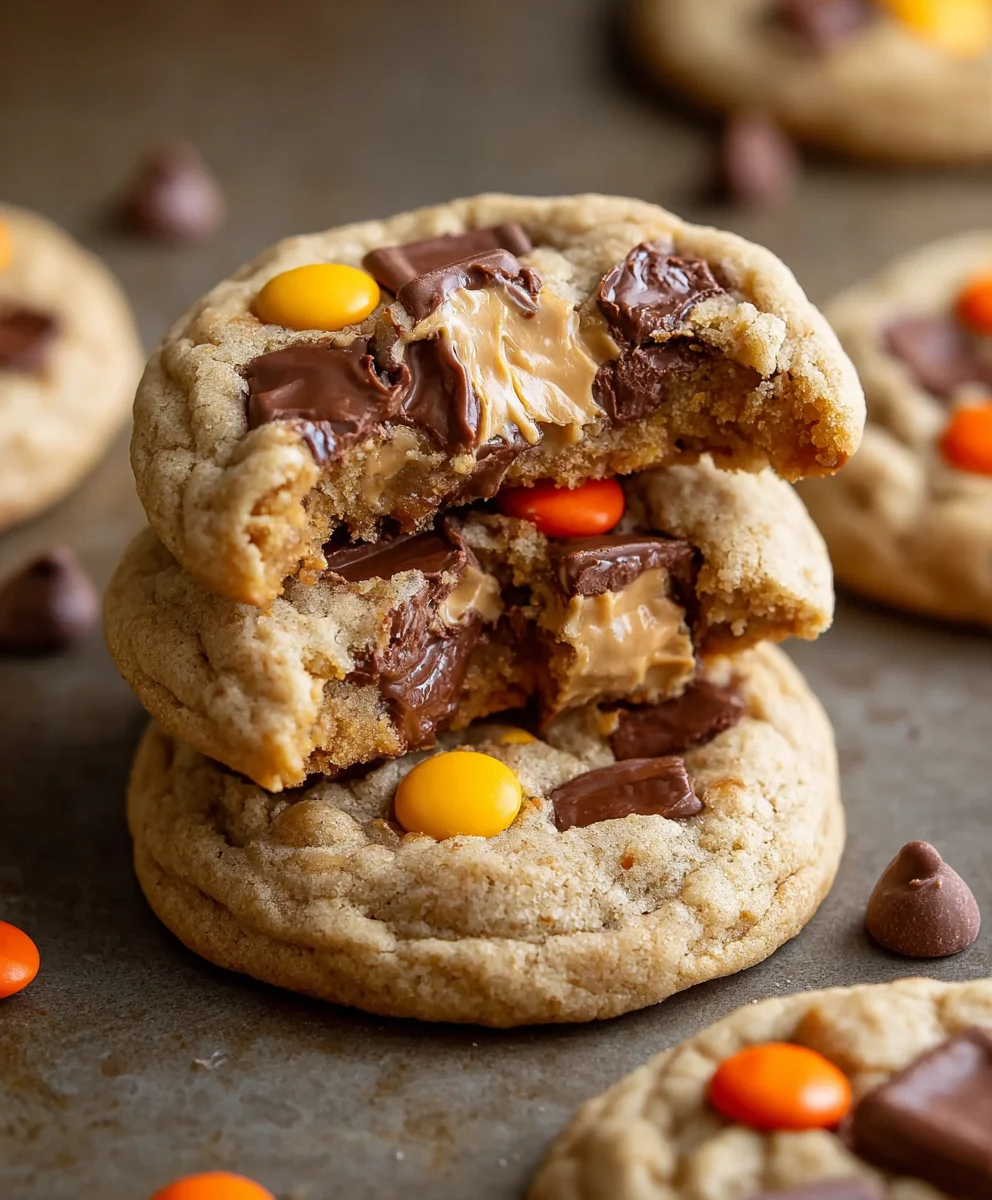Reese's Cheesecake Cookies-Decadent Treat