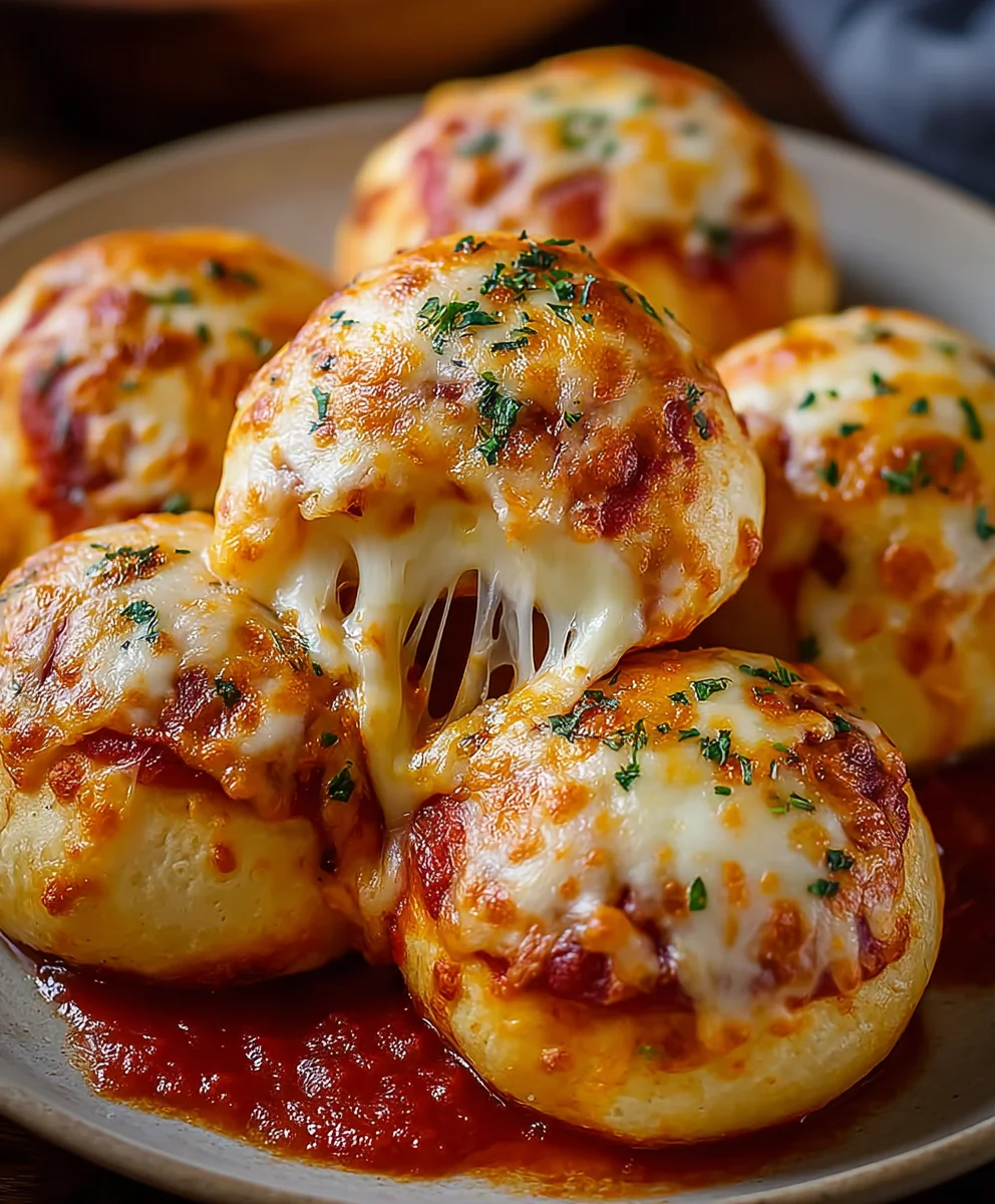 Cheesy Pizza Bombs-Easy Appetizer Recipe