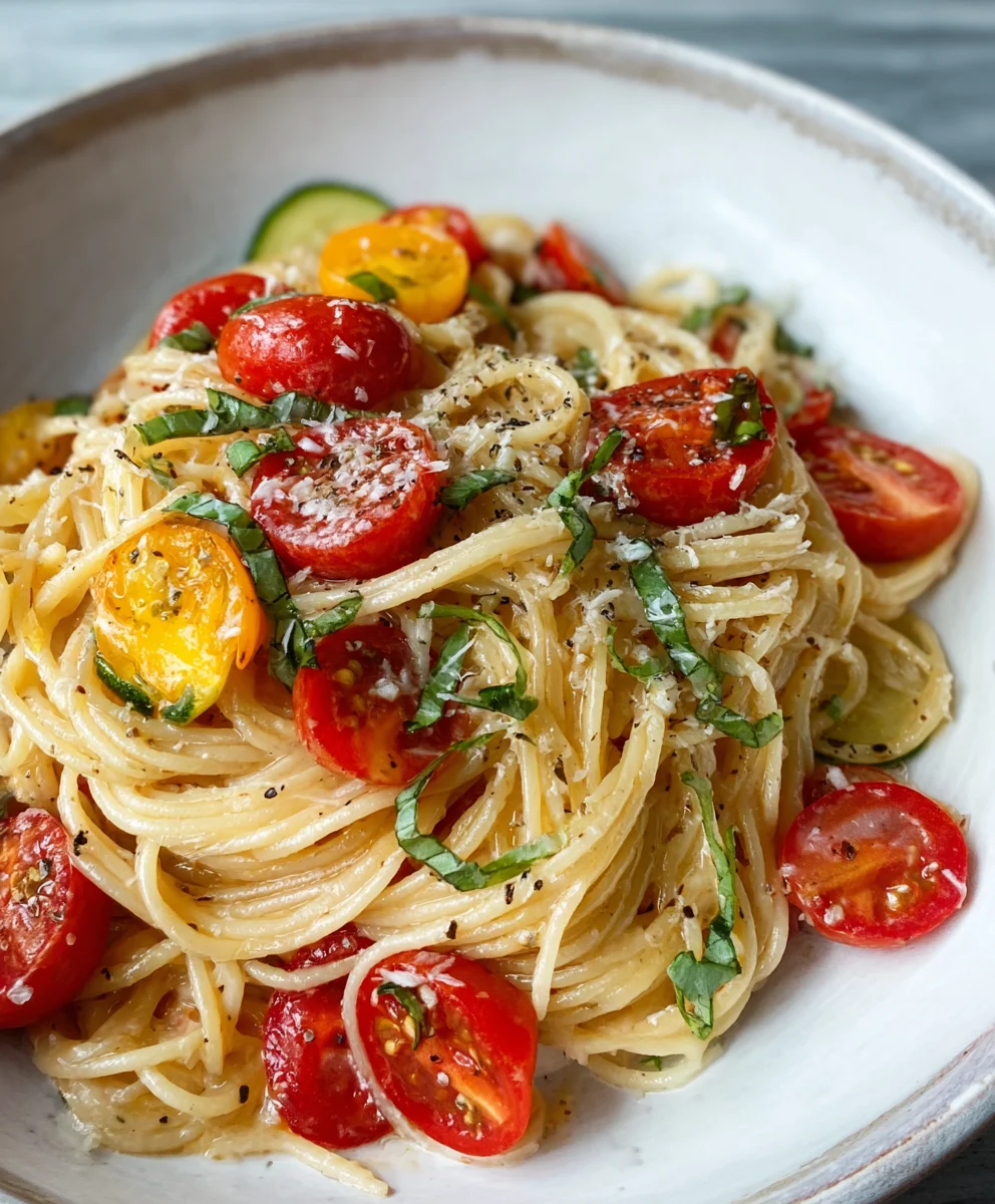 Ina Garten's Summer Garden Pasta- Fresh Flavors