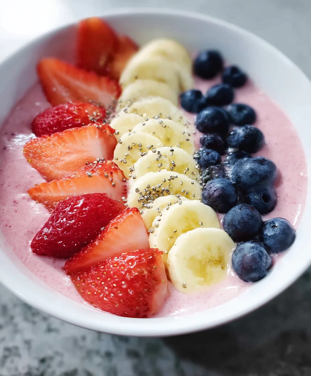 Quick Greek Yogurt Fruit Smoothie Bowl Recipe