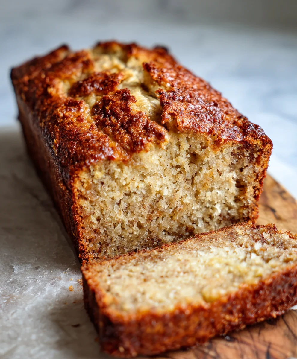 Moist Cottage Cheese Banana Bread - Healthy Treat