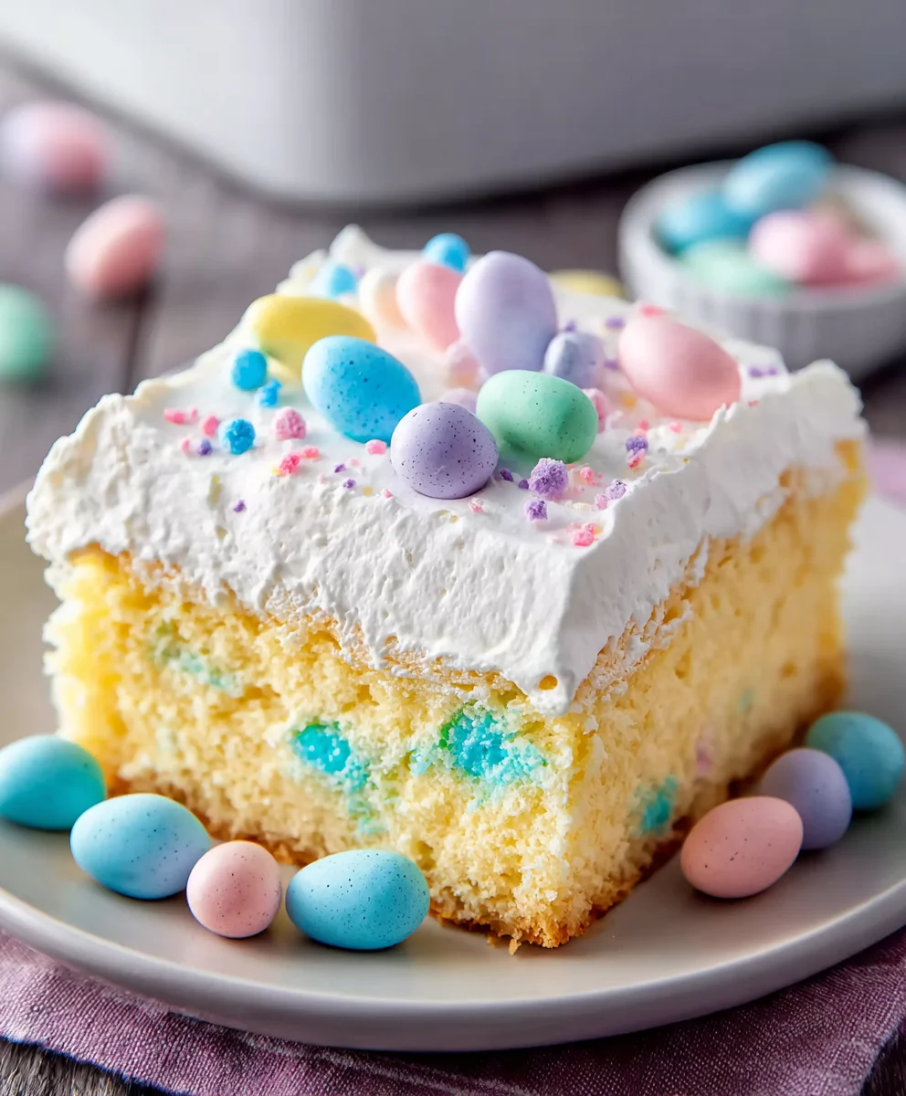 Easy Easter Poke Cake Recipe - A Sweet Treat