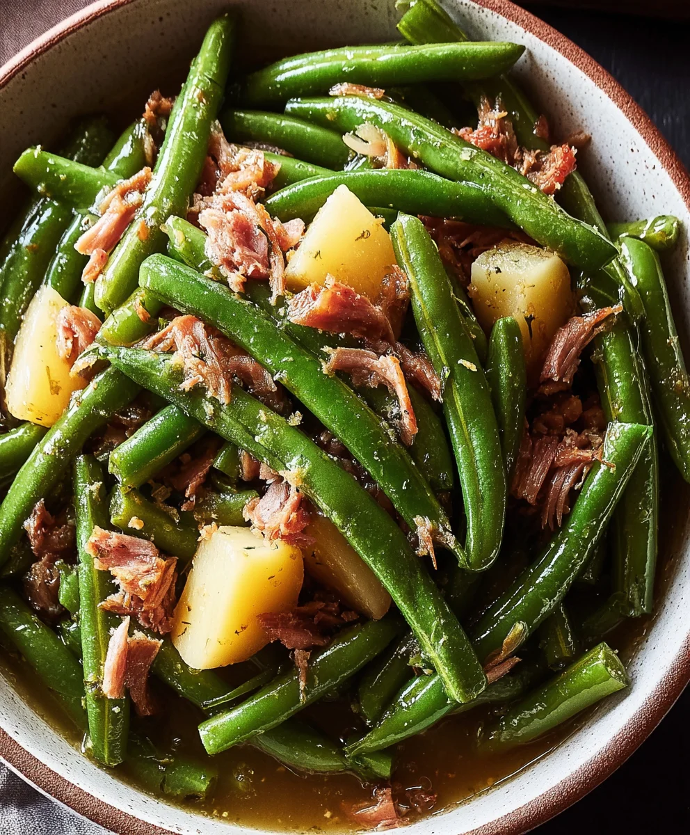 Easy Southern Green Beans Recipe - Best Flavor