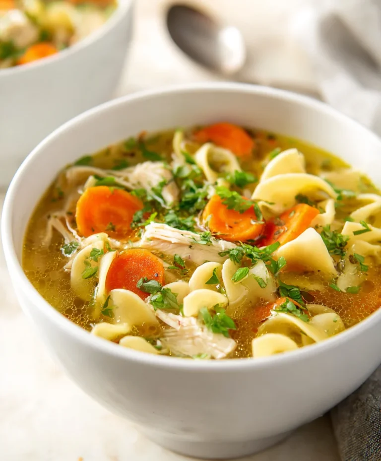 Best Chicken Noodle Soup-Hearty Egg Noodle Recipe