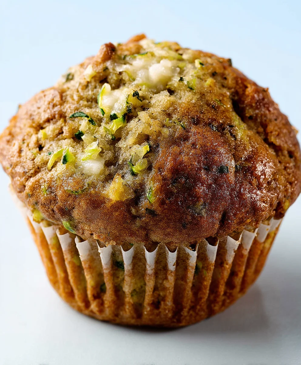 Easy Banana Zucchini Muffins-Healthy Sweet Treat