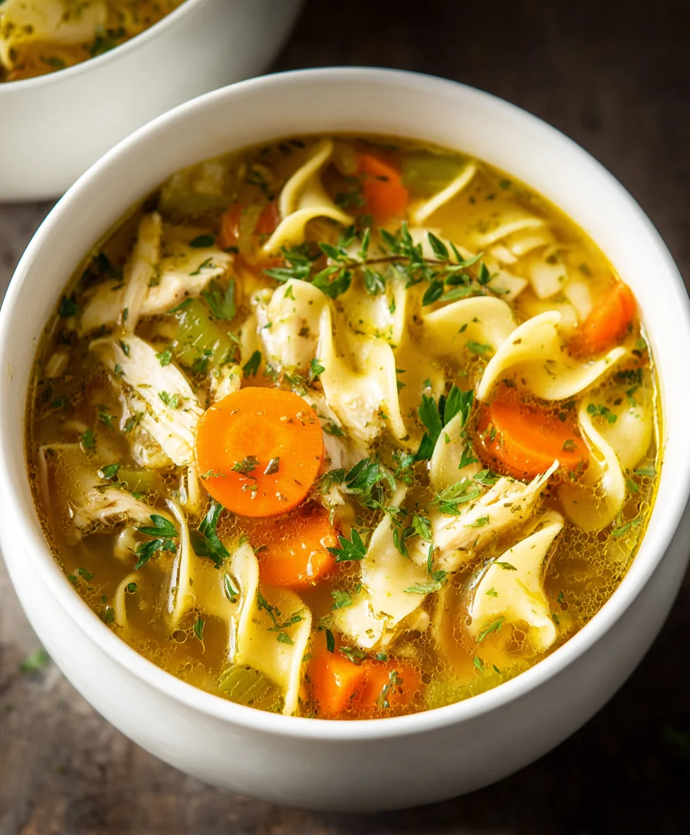 Best Chicken Noodle Soup-Hearty Egg Noodle Recipe