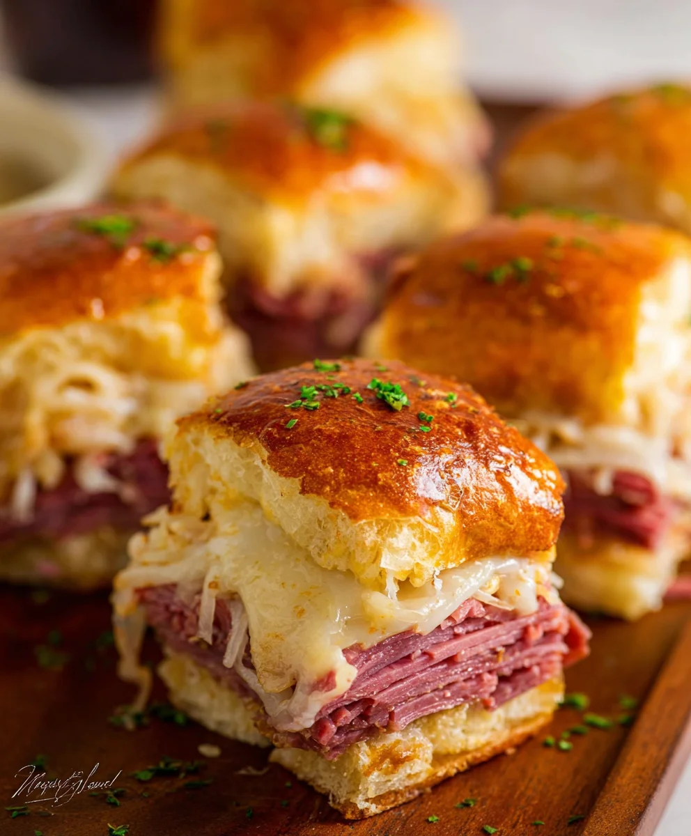 Easy Beef Reuben Sliders - Quick & Delicious Appetizer