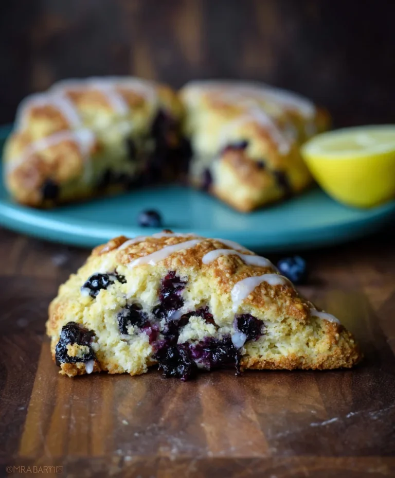 Sourdough Discard Blueberry Lemon Scones – Delicious Recipe