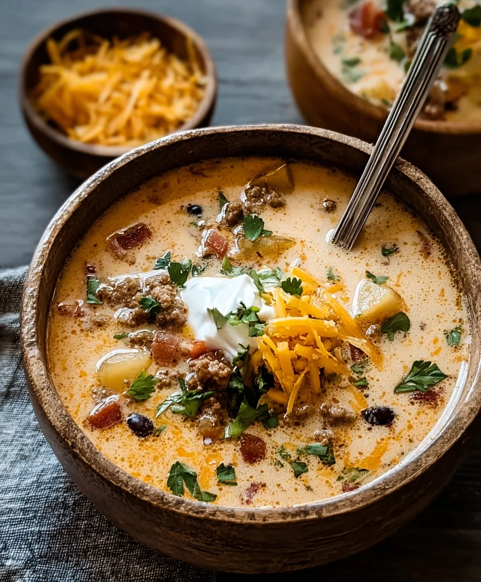 Creamy Beef Cowboy Soup - Cozy Weeknight Dinner