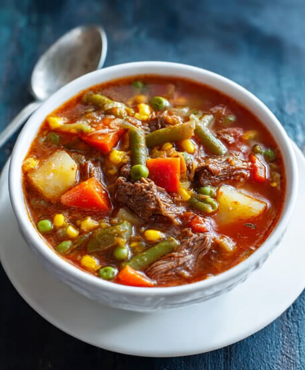 Easy Vegetable Soup Recipe - Hearty & Delicious