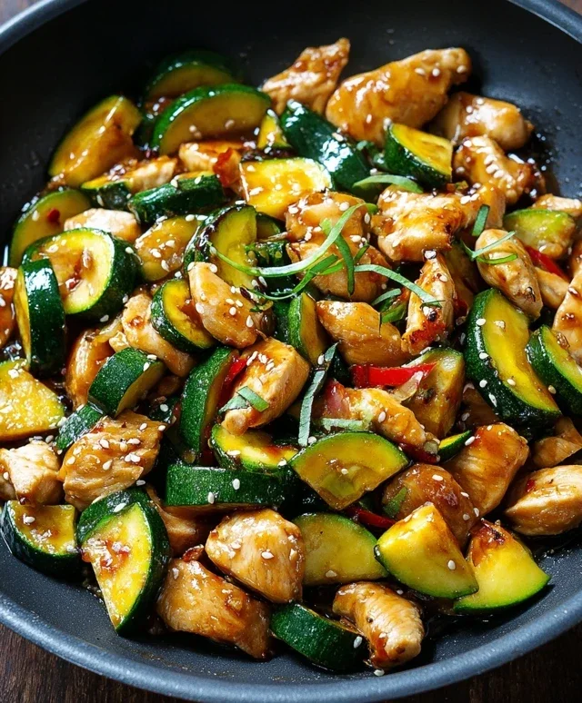 Chicken Zucchini Stir Fry