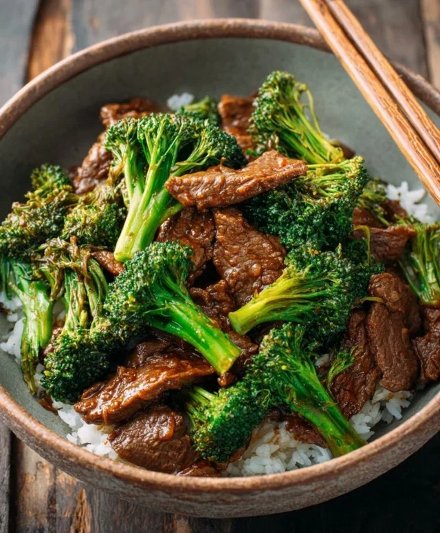 Chinese Beef and Broccoli (牛肉炒西兰花)