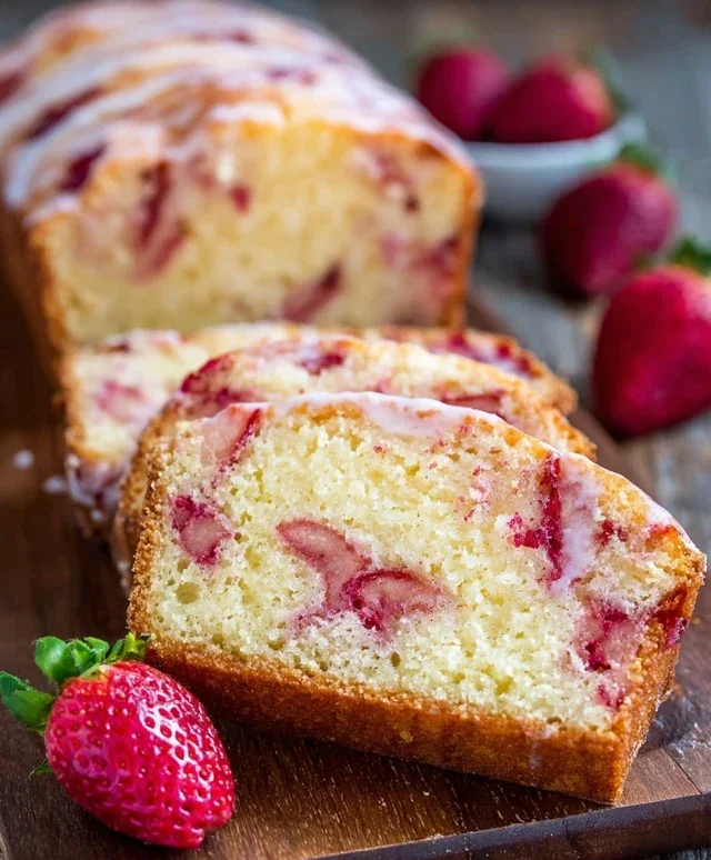Strawberry Pound Cake