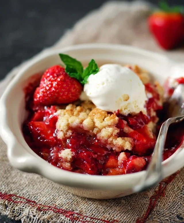 Strawberry Cobbler