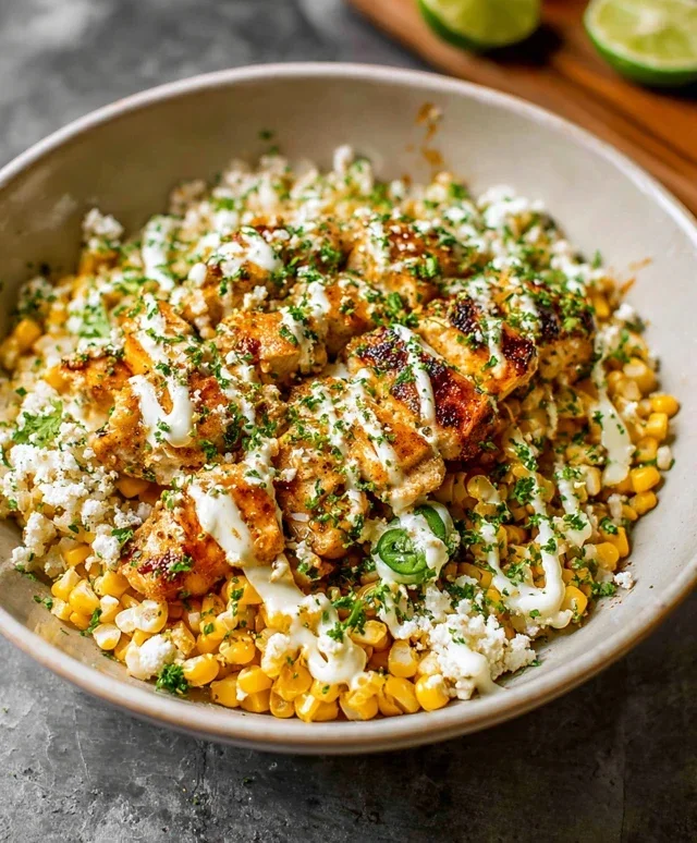 Street Corn Chicken Rice Bowl Recipe