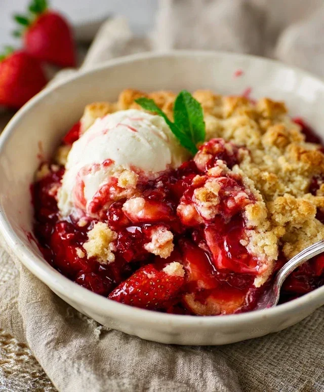 Strawberry Cobbler
