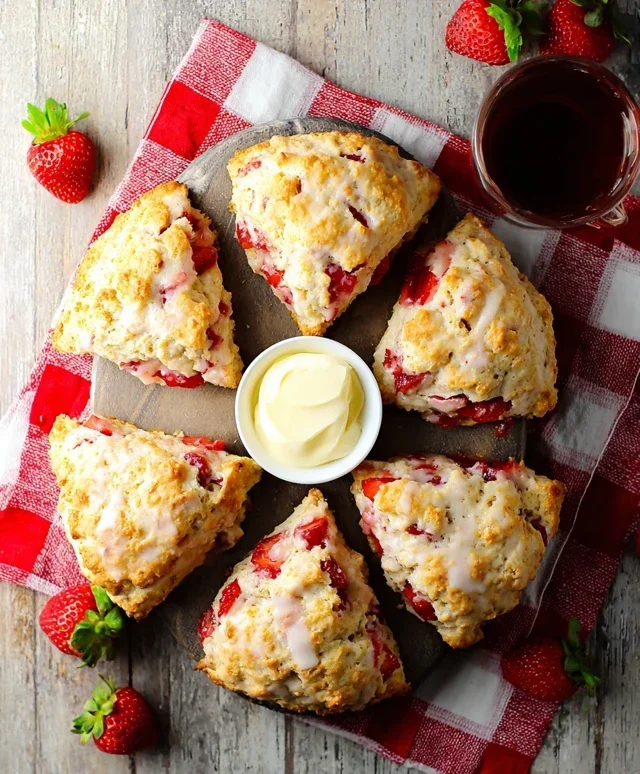 Strawberry Scones