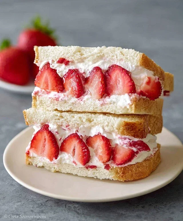 4-ingredient Strawberry Sando