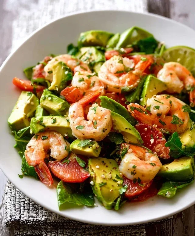 Citrus Shrimp Avocado Salad