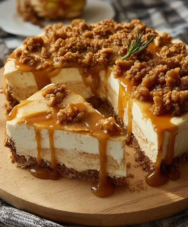 No bake Apple pie cheesecake