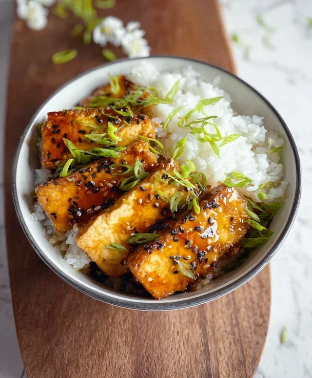 Honey Garlic Tofu