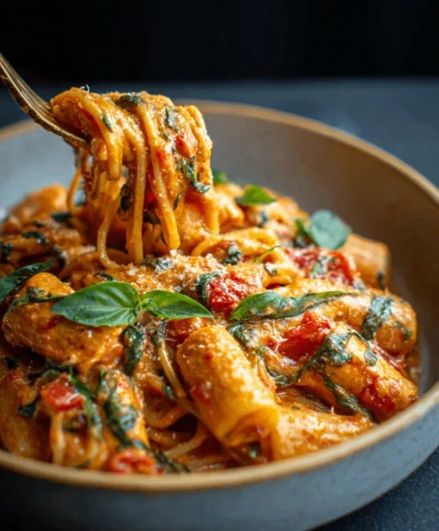 Creamy Tomato Garlic Pasta