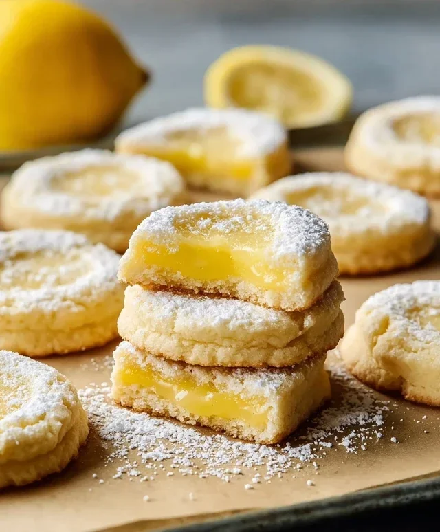 Lemon Bar Butter Cookies