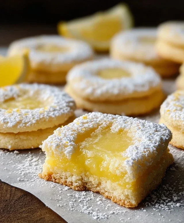 Lemon Bar Butter Cookies