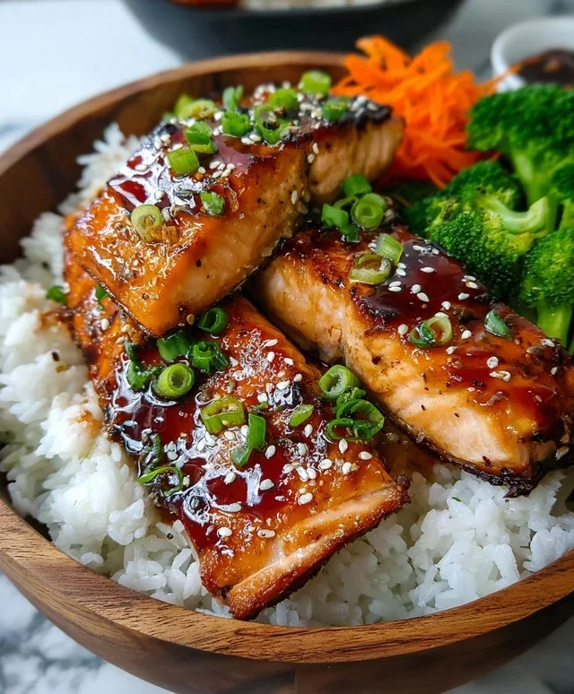 Meal Prep Teriyaki Salmon Rice Bowls