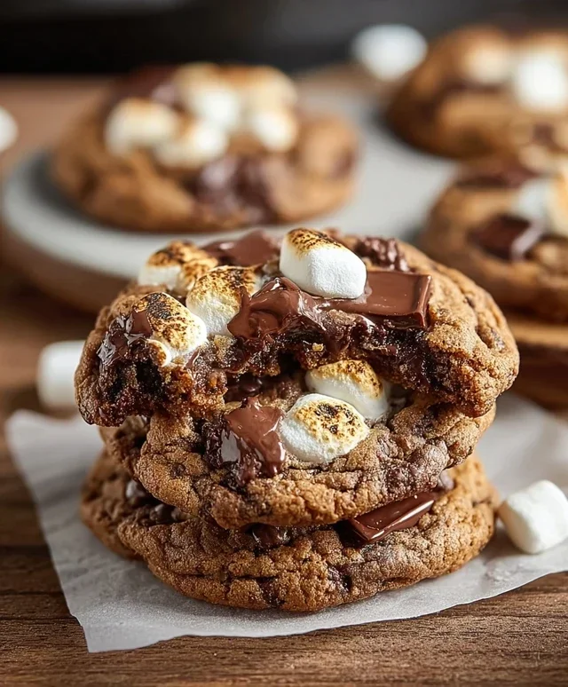 Hershey's Chocolate S'mores Cookies