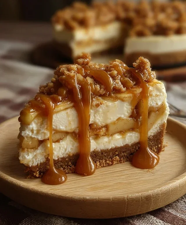 No bake Apple pie cheesecake
