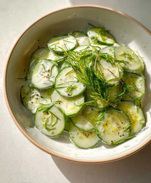 Polish Cucumber Salad