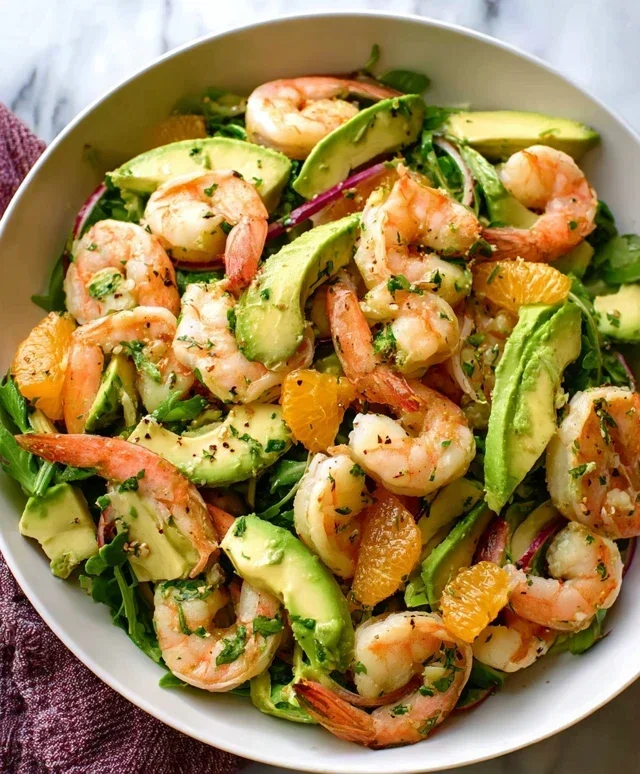 Citrus Shrimp Avocado Salad