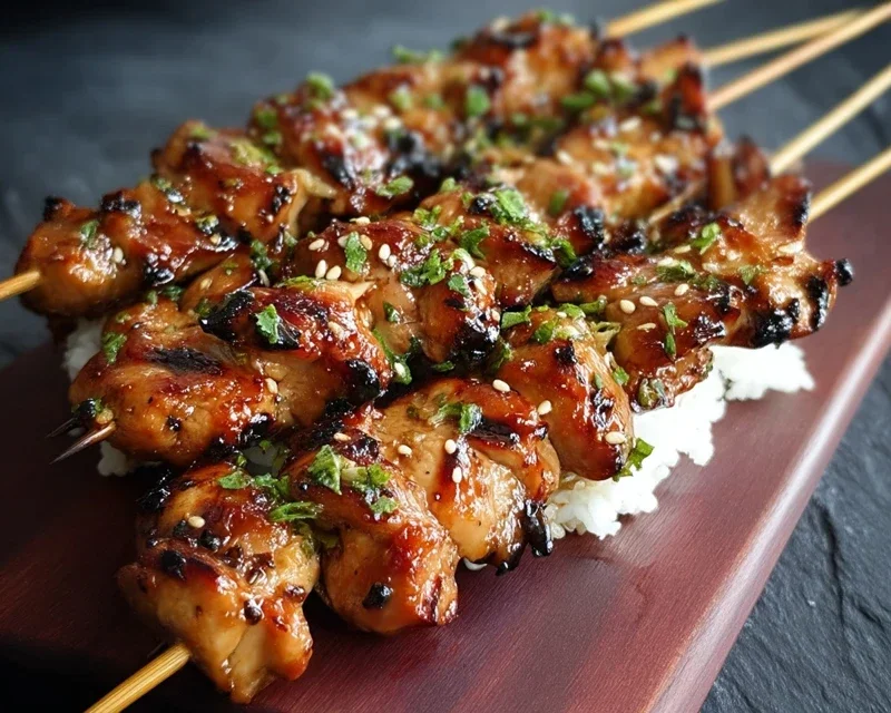 Teriyaki Chicken Skewers