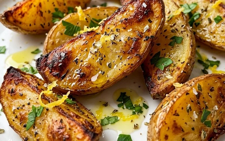 Authentic Greek Potatoes: Crispy Lemon Perfection!