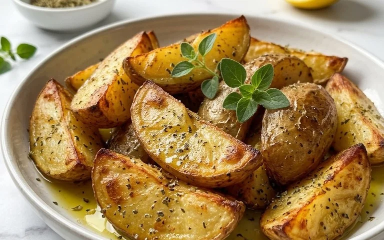 Authentic Greek Potatoes: Crispy Lemon Perfection!