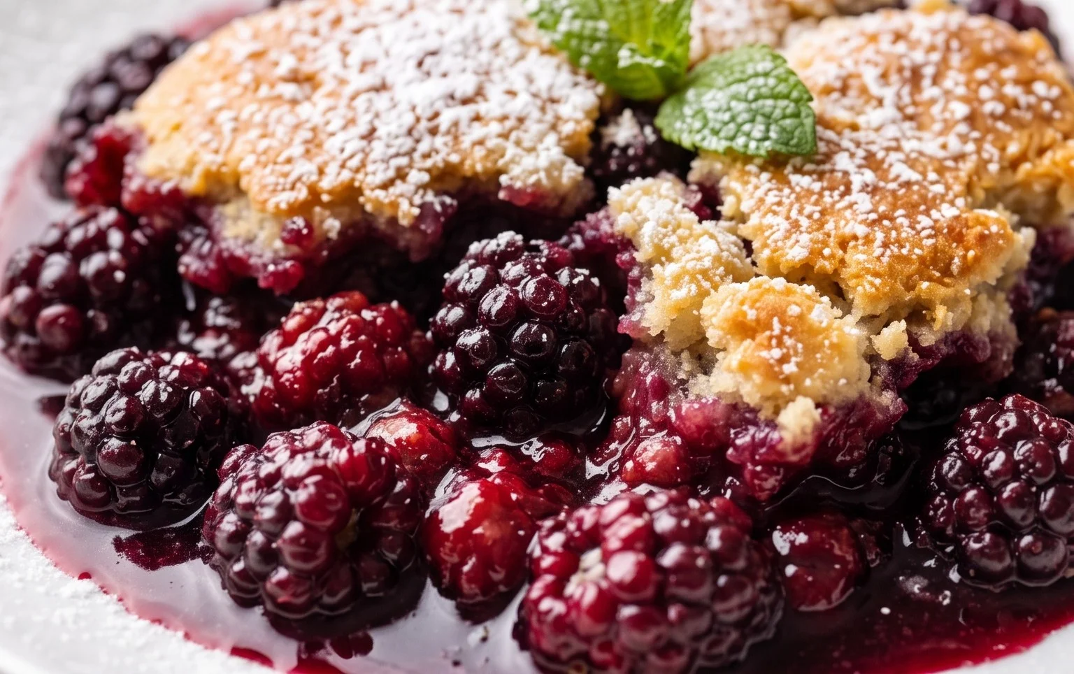 The Pioneer Women's Blackberry Cobbler