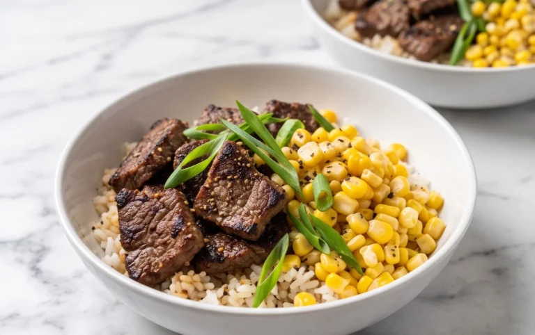 Beef Pepper Rice Bowl is a delicious meal option.