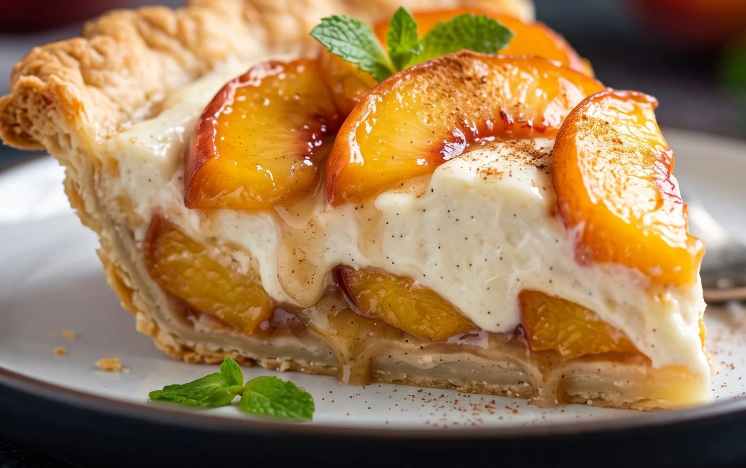Peaches and Cream Pie