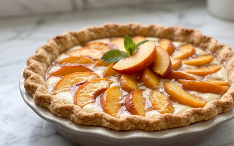 Peaches and Cream Pie