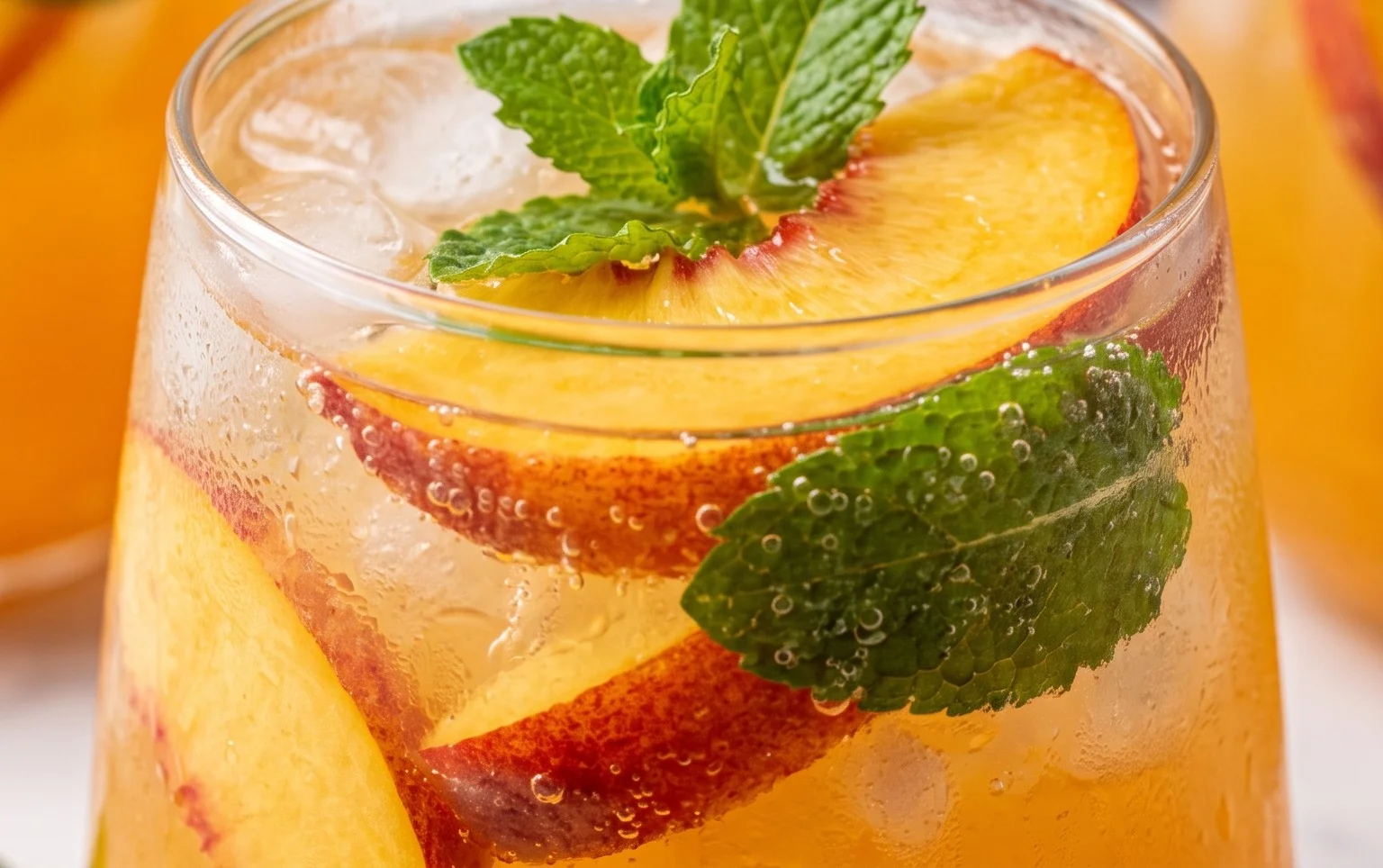 Refreshing Peach Lemonade