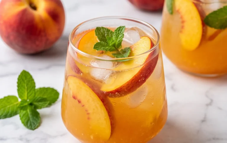 Refreshing Peach Lemonade