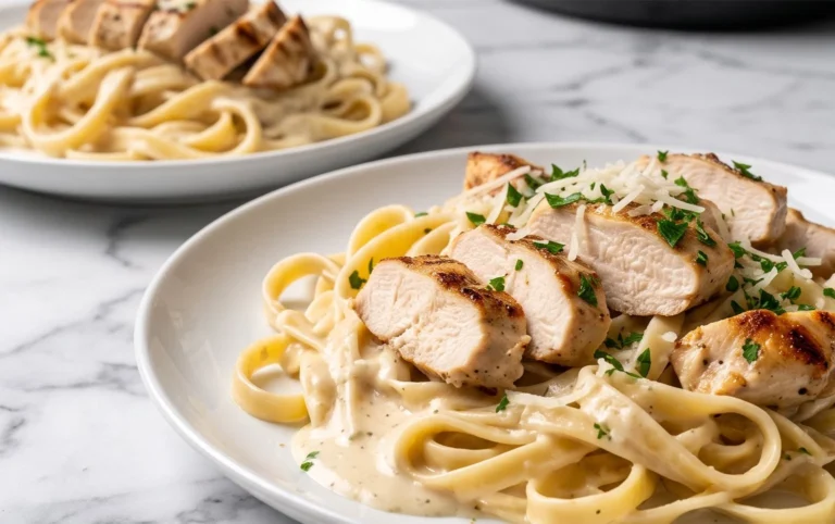 Low Calorie Chicken Alfredo