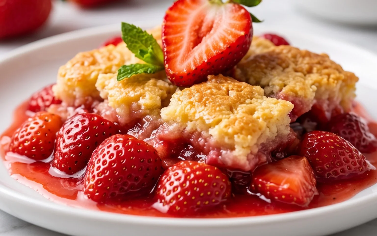 Strawberry Cobbler