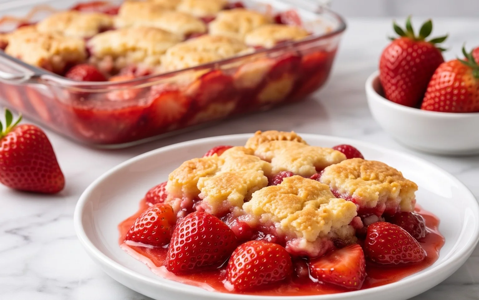 Strawberry Cobbler