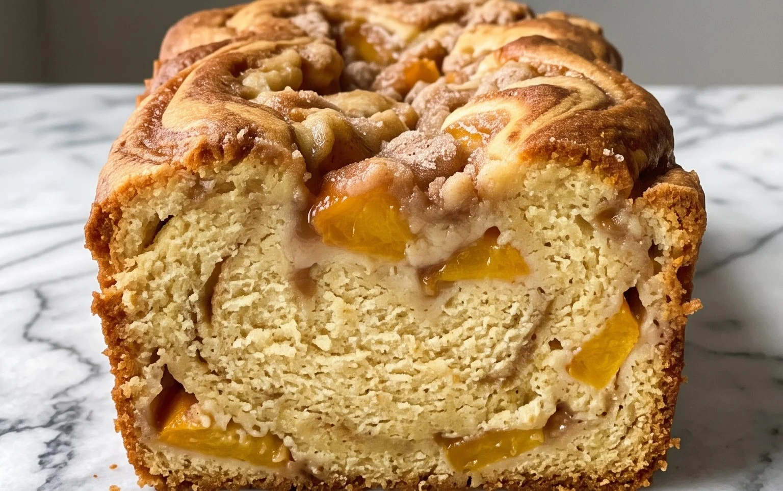 Peach Cobbler Pound Cake