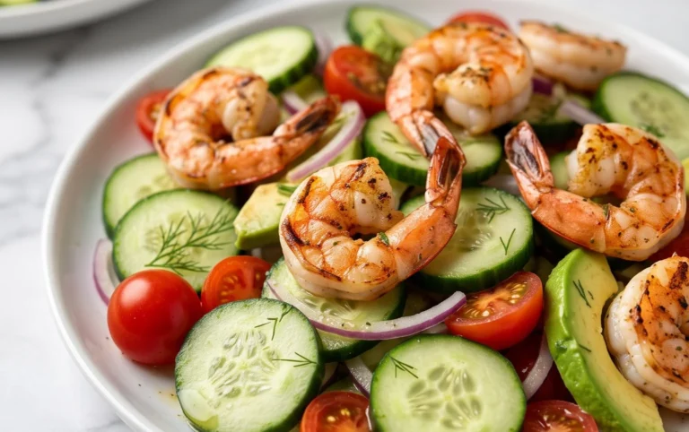Cucumber Shrimp Salad