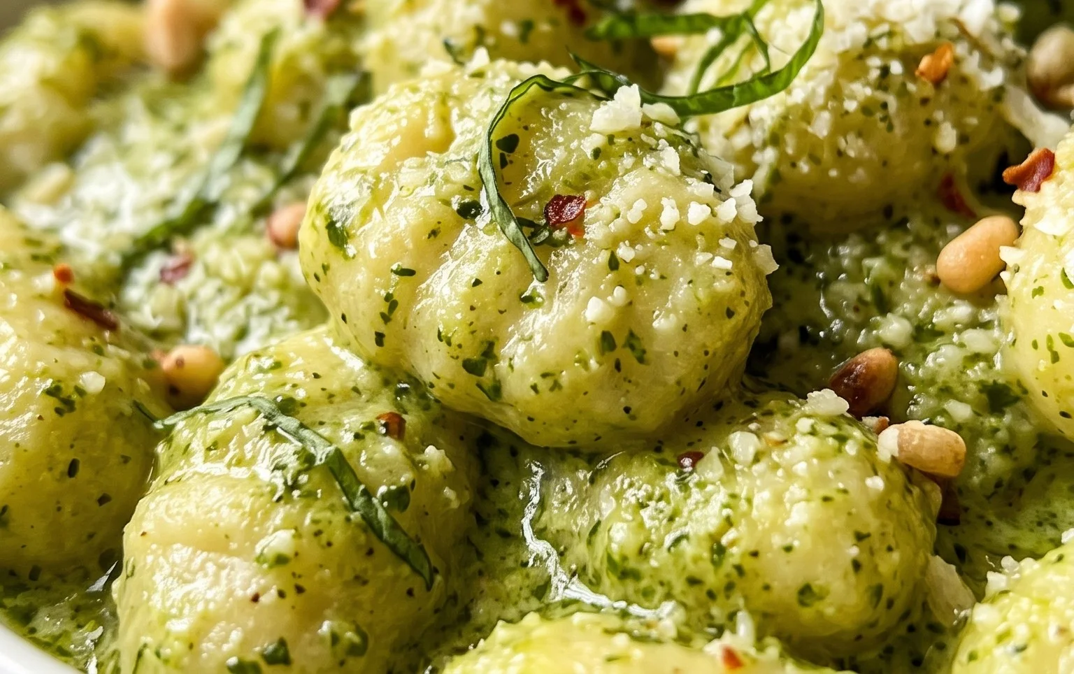 Creamy Pesto Gnocchi